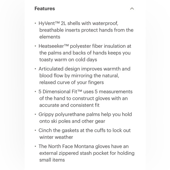 The North Face gloves - Picture 3 of 4